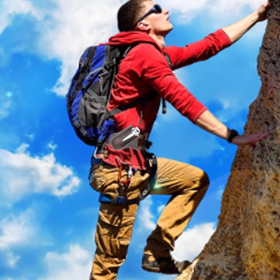 Outoloxit Cowhide Knife Sheath for Folding Knives, Waist Carry Tactical EDC Pouch, Portable Leather Tool Storage Bag for Outdoor Hunting and Camping