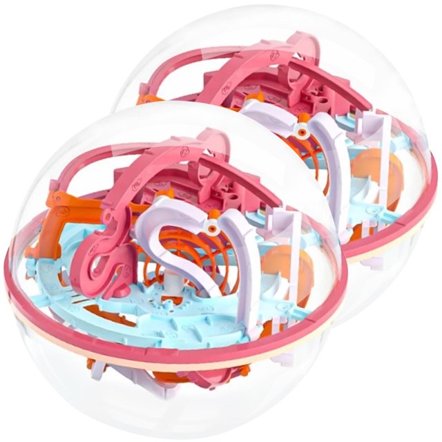 Laberinto de Pulso SpheriMaze118 2Pzas 118 Niveles Multicolor Plástico.