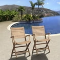 thumbnail image 2 of Fauteuils Pliants Dublin 2 pc en Teck, 2 of 5