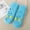 🔥 Blue, variant on Embroidery Shallow Cut Lamb Fleece Mid Calf Sleeping Socks For Women, Anti Slip Breathable Sweat Wicking Winter Hosiery, Soft Thick Plush Floor Foot Cover For Cold Weather Indoor Daily Rest