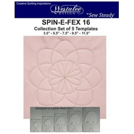Westalee Design Circles On Quilts Template Set 5 12 5 17 5