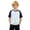 Navy, variant on Fozruso Boys Summer Short Sleeve T Shirts Basic Casual Crewneck Tee Tops School Uniform for Kids