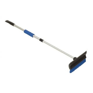 Rain-X 50in Extendable Crossover Snow Broom and Ice Scraper Black and  Yellow