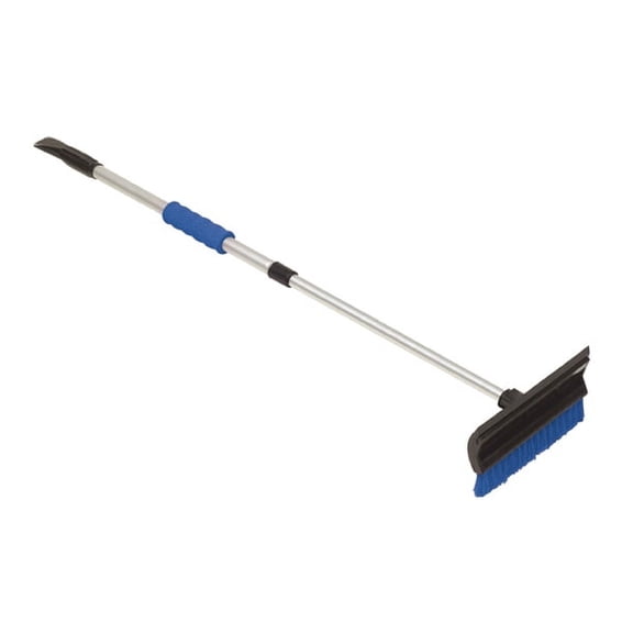 Bigfoot 48" Deluxe Telescoping Snowbroom and Ice Scraper - Foam Comfort Grip - Car Snowbrush with Comfort Grip