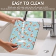 thumbnail image 4 of Placemat, Pioneer Flower Floral Print Pattern Place Mats Table Mat Set Of 2, PVC Washable Placemats for Party Kitchen Dining Decoration, 18x12 Inch, Fade Resistant, 4 of 6