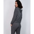 thumbnail image 3 of Real Essentials 4 Piece: Women's Long Sleeve Pullover Hoodie Henley Sweatshirt & Jogger Set- Athletic Lounge Sweatsuit, 3 of 7