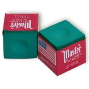 Master Billiard Premium Pool Cue Chalk - 1 Dozen - Made in the USA - Forest