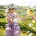 thumbnail image 4 of Chamoist Bubble Machine,Bubble Wand Bubble Toys,Hand - Cranked Cute BubbleMachine - Manual Multi - Hole BubbleBlower 130ml, 4 of 9