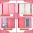 thumbnail image 4 of Juego de bolígrafos Journal JEWPHX de piel rosa de 7.9 x 4.7 pulgadas con forma de corazón, 4 of 7