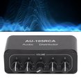 thumbnail image 3 of Bi Directional Audio Switcher, Mini Size 5 Way Audio Switch Splitter ABS Aluminum Alloy High Fidelity  for Bass for DVD, 3 of 8