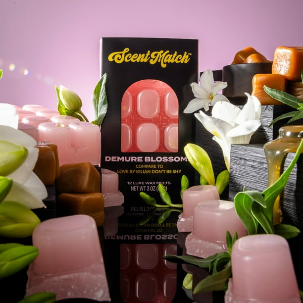 IllumiScents ScentMatch, 3 oz Wax Melts, Demure Blossoms (Compare