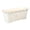Beige, variant on VKLU 12 Inch Rectangular Planter, Wavy Edge Plastic Window Box Flower Pot with Drainage Hole for Indoor Outdoor Herbs, Beige