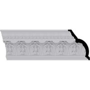 7 3/4"H x 5 1/2"P x 9 1/2"F x 94 1/2"L Odessa Leaf Crown Moulding