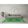 thumbnail image 3 of Ahgly Company Indoor Round Persian Emerald Green Traditional Area Rugs, 7' Round, 3 of 4