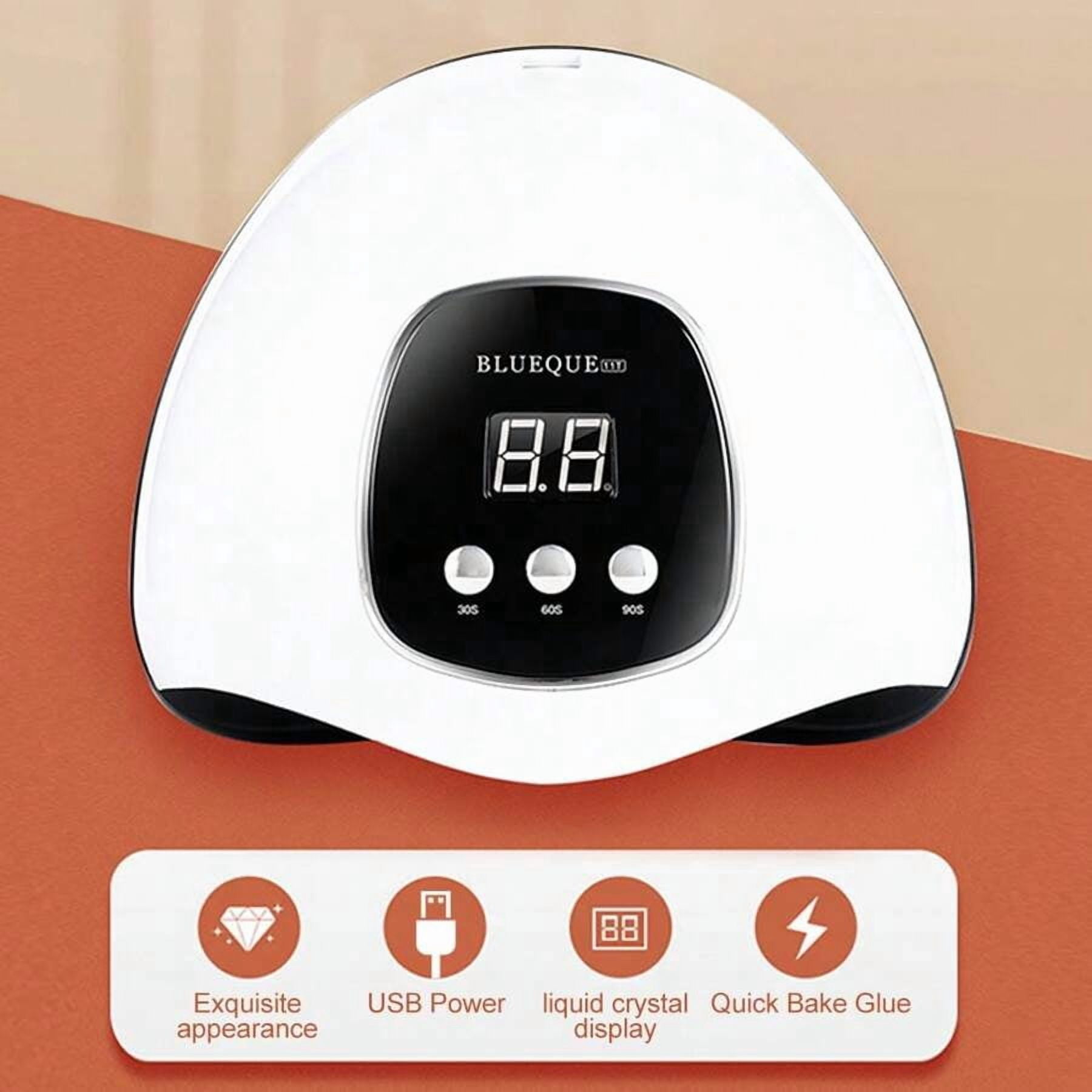 UV LED Nail Lamp, Faster Nail Dryer For Gel Polish ,Professional Gel UV Light For Nails With 3 Timers & Auto Sensor, Gel Polish Light Nail Curing Lamp With LCD Screen For Salon And Home