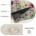 thumbnail image 6 of 3'x5' Area Rugs, Spring Flowers Indoor Outdoor Area Rug for Living Room Bedroom, Vintage Botanical Garden Florals Herbs Washable Bathroom Rugs Kitchen Floor Carpet Mats Home Decor Aesthetic, 6 of 8