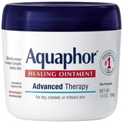 Aquaphor Advance Therapy Healing Ointment Fragrance Free 14.0 oz Pack of 2