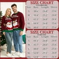 thumbnail image 4 of Gustave Couples Christmas Sweater for Women Men Knitted Ugly Xmas Sweaters Pullover Santa Unisex Crew Neck Long Sleeve Holiday Sweatshirts Tops Matching Outfits, 4 of 10