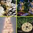 thumbnail image 2 of Luces de navidad serie 1200 led Artego cooper cluster super jumbo con carrete Decoración luces Navideñas eventos LED christmas string cluster lights waterproof 8 modos de uso con temporizador, 2 of 7