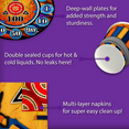 thumbnail image 5 of Dart Gun Target Birthday Party Supplies Set Plates Napkins Cups Tableware Kit for 16, 5 of 8