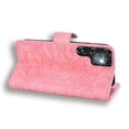 thumbnail image 3 of Feishell Flip Wallet Case for Samsung Galaxy S24 Ultra, Magnetic Clasp Folio Shockproof Embossed Pattern PU Leather Magnetic Clasp Folio Protective Phone Cover with Kickstand & Card Slots,Pink, 3 of 7