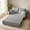 Gray, variant on Convertible Sleeper Sofa Bed 56 Inch, Loveseat with Pull Out Full Size Couch Bed, Storage Pocket USB Port, Small Space Sofa for Living Room Bedroom, Gray