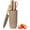 Coffee, variant on Knife Set,  6-Piece Coffee Kitchen Knife Set for Home, Anti-Rust Non-stick Stainless Steel Sharp Chef Knife Set with Universal Knife Block for Kitchen, Ergonomical Design (Coffee)