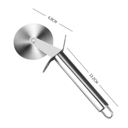 

Kitchen Baware Pizza Tools 304 Stainless Steel Wheel Cut Bread Pizza Knife Knive Baking Ca Spatula Hob