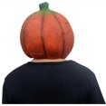 thumbnail image 2 of Scary Latex Full Head Pumpkin Mask - Halloween Costume Party Decoration, 2 of 4