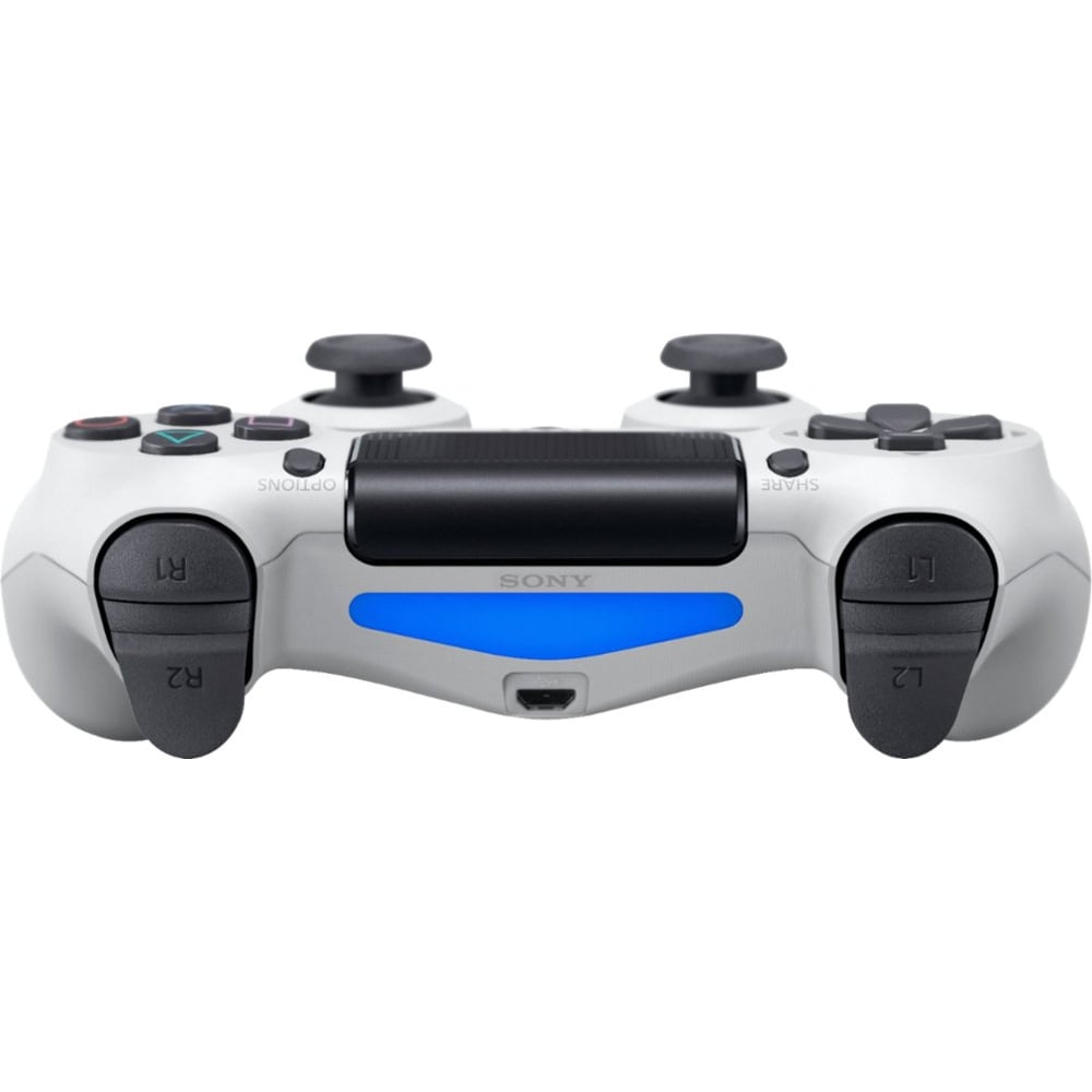 Control inalámbrico Sony DualShock 4 para PlayStation 4, blanco glaciar 2