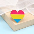 thumbnail image 1 of Alfileres de esmalte personalizados LGBTQ orgullo lesbiana Gay Arco Iris bandera broche Pansexual Asexual Bisexual transgénero símbolo corazón insignia joyería Dengxun unisex, 1 of 2