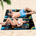 thumbnail image 6 of GZHJMY Beach Towel for Women Girls, Cartoon Cool Blue Toy Car Bath Towel, Oversized Lightweight Sport Towel, 31x71 Inch, 6 of 7