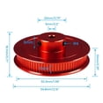thumbnail image 5 of Necvior 2GT Pulley 80 Teeth 8mm Bore 80T Timing Belt Pulley Synchronous Wheel Aluminum, 5 of 13
