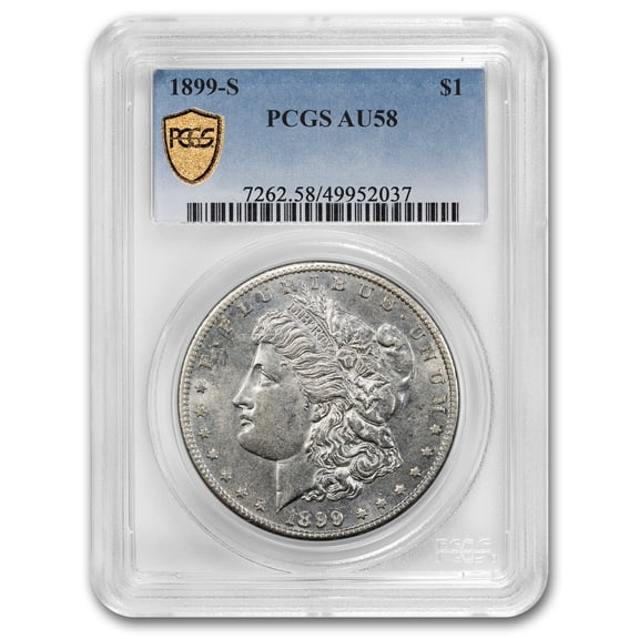 1899-S Morgan Dollar AU-58 PCGS