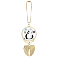 thumbnail image 1 of Animal Cute Fat Cat sle Car Keychain Angel Wing Pendant, 1 of 4
