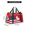thumbnail image 3 of Honeii USA Switzerland Print Gym Bag,Carry on Weekender Overnight Bag, Travel Duffel Bags, Personal Item Travel Bag,Tote Bag,Workout Dance Bag, 3 of 7