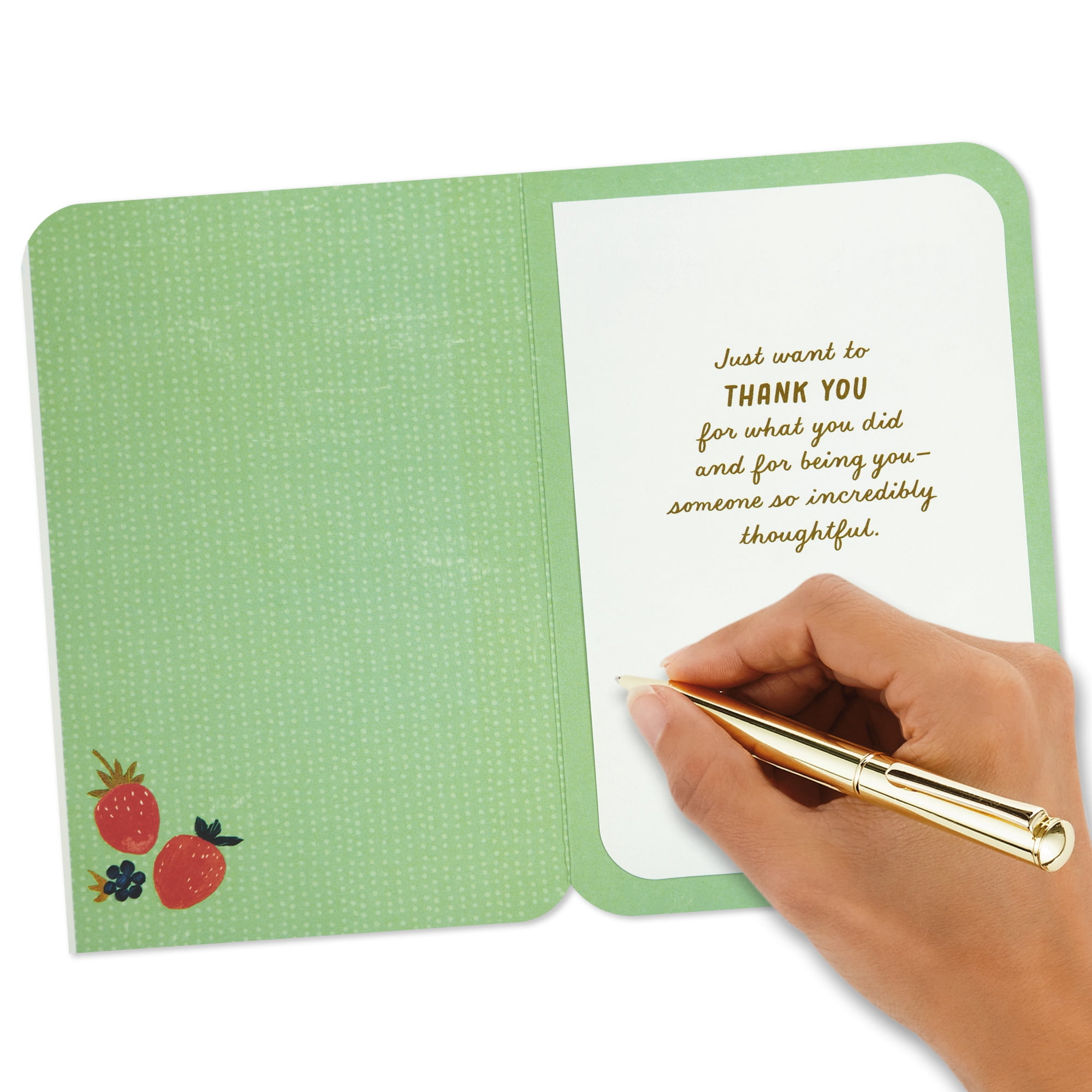 Hallmark Thank You Card (You're So Kind and Thoughtful)