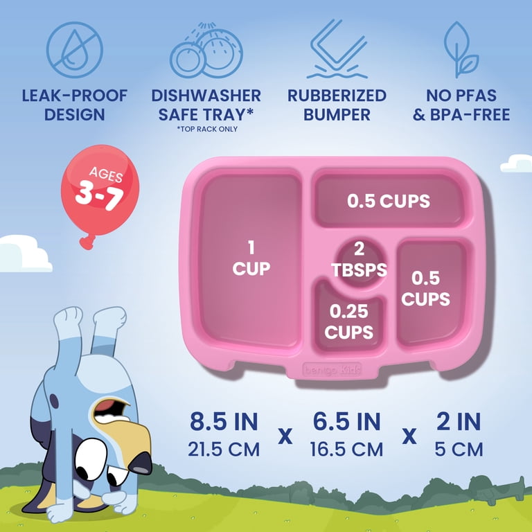 Bentgo, Kids Prints Leak-Proof, 5-Compartment Bento Lunch Box