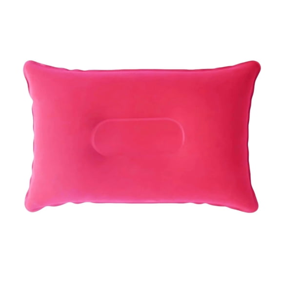 YIFAEUX Inflatable Pillow Leak-proof Ultralight Portable Travel Flocked Surface Sleeping Cushion Outdoor Camping Hiking Beach Rectangle Air Pillow