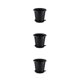 thumbnail image 3 of Macetas para orquídeas Billuyoard con agujeros de aire bandeja para Macetas suculentas doble capa Negro, 3 of 6