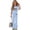Light Blue, variant on Amidoa Girls Summer 2 Piece Outfits Kids Print Short Sleeve and Pants Casual Clothing Sets Purple Size 9
