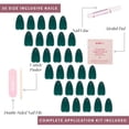 thumbnail image 3 of Glamnetic Press-On Nails – Emerald Green | Solid Opaque Almond Nails, " Salon Quality" , 30 Count, 3 of 6