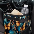 thumbnail image 6 of Butterfly Foldable, with Lid, Leak-Proof, Hanging Storage Bag Car Trash Can Garbage Bin, 6 of 6