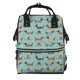 thumbnail image 1 of Fotbe winter ski Dachshund Mochila Maternidad - Lona de Sarga Impermeable, Mochila de Pañales de Gran Capacidad con Múltiples Bolsillos y Correas Ajustables, 1 of 6
