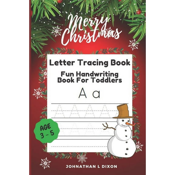 Letter Tracing Book Age 3-5: Fun Hundwriting Book For Toddlers (Paperback)