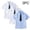White, variant on Cethrio Boys Cotton Dress Shirts Size 10-12, 3 Piece Short Sleeve School Uniform Casual Kids Button-down Shirts White Size 10