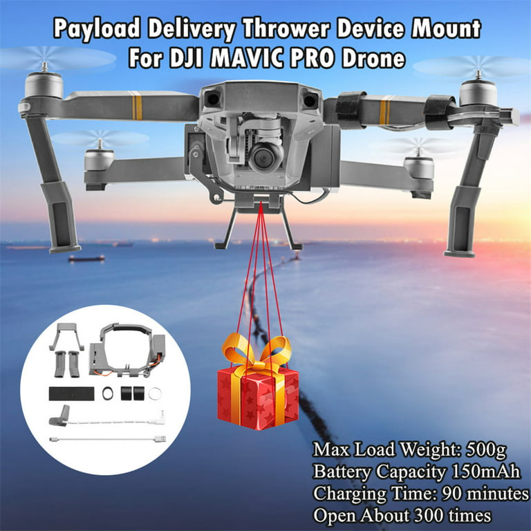 Øl Åben gave Payload Delivery Thrower Air Dropper Device Mount System For MAVIC PRO Drone  - Walmart.com