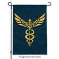 thumbnail image 2 of Caduceus Medical Symbol Doctor Nurse EMT Garden Yard Flag, 2 of 3