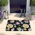 thumbnail image 2 of Pioneer Flower Floral Print Flannel Non Slip Door Rugs,Washable Door Mats Indoor,Decorative Door Mats,Dirt-Resistant and Absorbent Doormat for Entrance,Bedroom,Kitchen,Bathroom,31.5"x17", 2 of 4