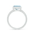 thumbnail image 2 of Angara Natural 1.95 Ct. Aquamarine Solitaire Ring in 14K White Gold for Women (Ring Size: 3), 2 of 9